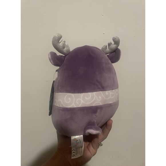 Squishmallows MARKINA the Purple Reindeer 2023 Winter Squad 8" NWT - Picture 3 of 3